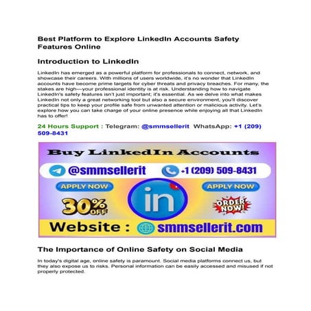 You Want to Buy LinkedIn Accounts 100% Secure.pdf
