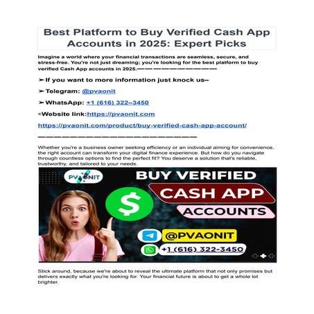 Best Platform to Buy Verified Cash App Accounts in 2025_ Expert Picks.pdf