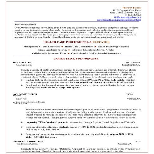 Resume--Preston Fields