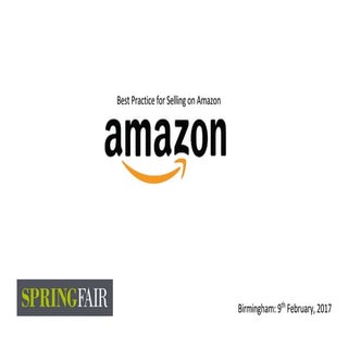 Best Practice for Selling on Amazon