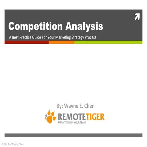 Best Practice Guide - Marketing Strategy - Competition Analysis By Wayne Chen