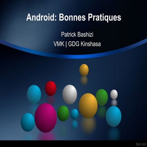 Android Bonnees pratiques 