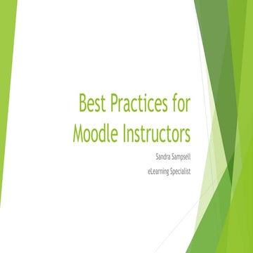 Best practices   instructor