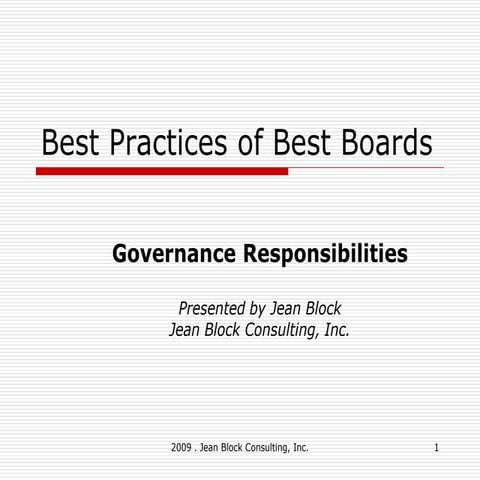 ABCs of Building Better Boards