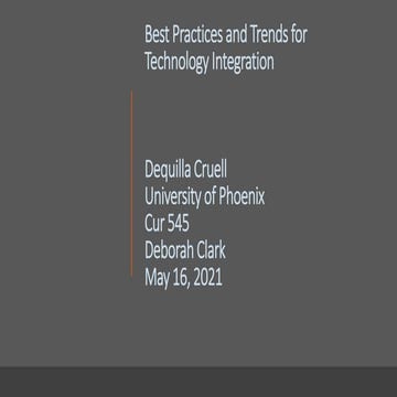 Best practices for technology integration | PPTX