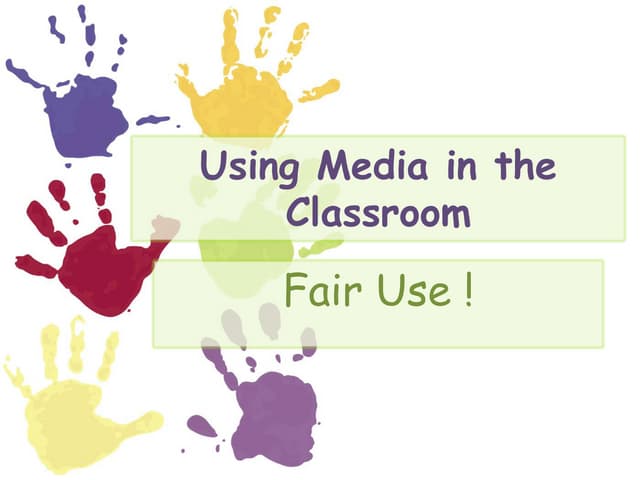 Best practices for fair use