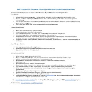 Best Practices for Improving Effici...