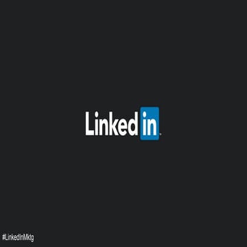 Webinar: Best practices for marketing on LinkedIn