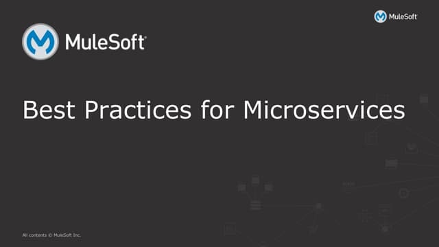 Microservices Best Practices 