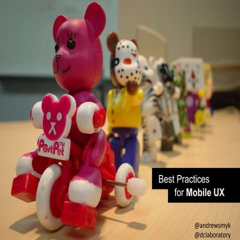 Best Practices for Mobile UX