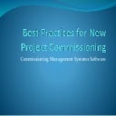 Best practices for new project commissioning | PDF