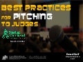 Best Practices for Pitching to Judges -  Startup Weekend Doha 2016