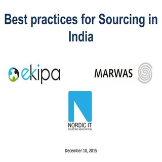 Best Practices For Sourcing In India