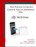 Best Practices to Improve Customer Buzz on eCommerce Sites