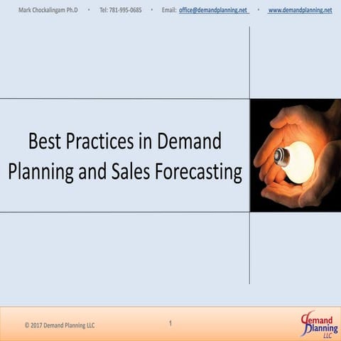 Best Practices in Demand Planning and Sales Forecasting