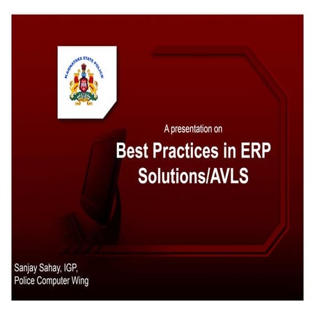 Best practices in ERP solutions