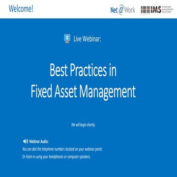Best Practices in Fixed Asset Management