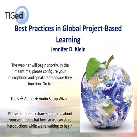 Best Practices in Global Project-Based Learning