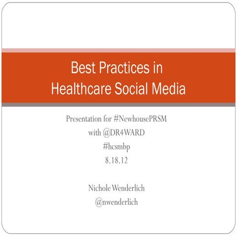 Best Practices in HCSM