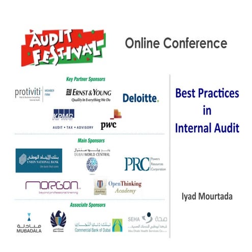 Best Practices in Internal Audit - Iyad Mourtada
