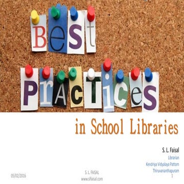 Best Practices in School Libraries | PDF | Databases | Computer ...