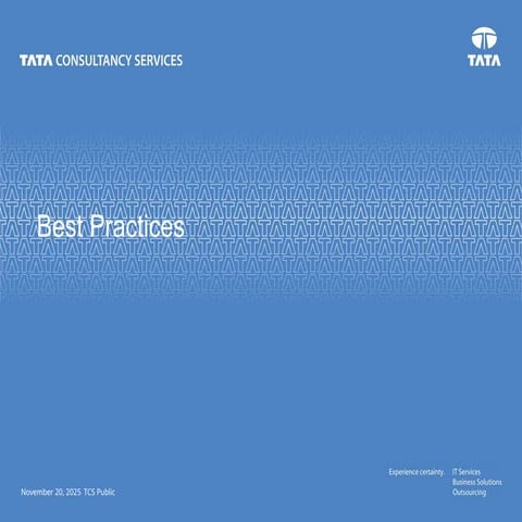 Best Practices in SQL Code - SQL Code Guide