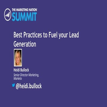 Best Practices to Fuel Your Lead Generation
