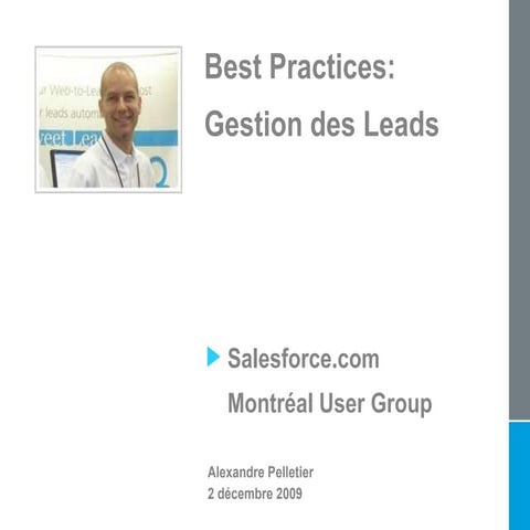 Best Pratices  - Gestion Des Leads