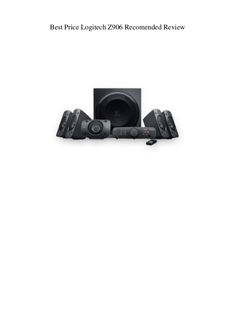 logitech z906 best price