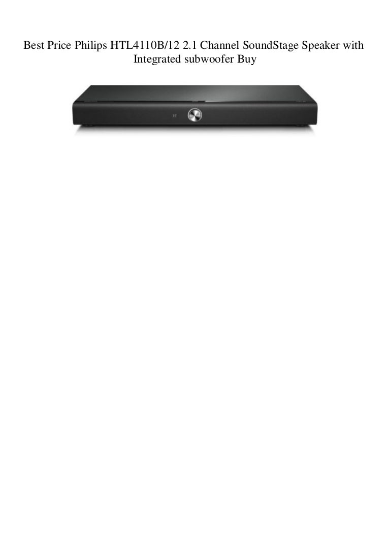philips soundstage speaker