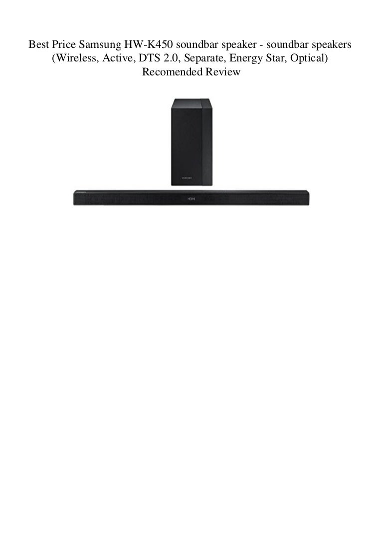 samsung k450 soundbar review