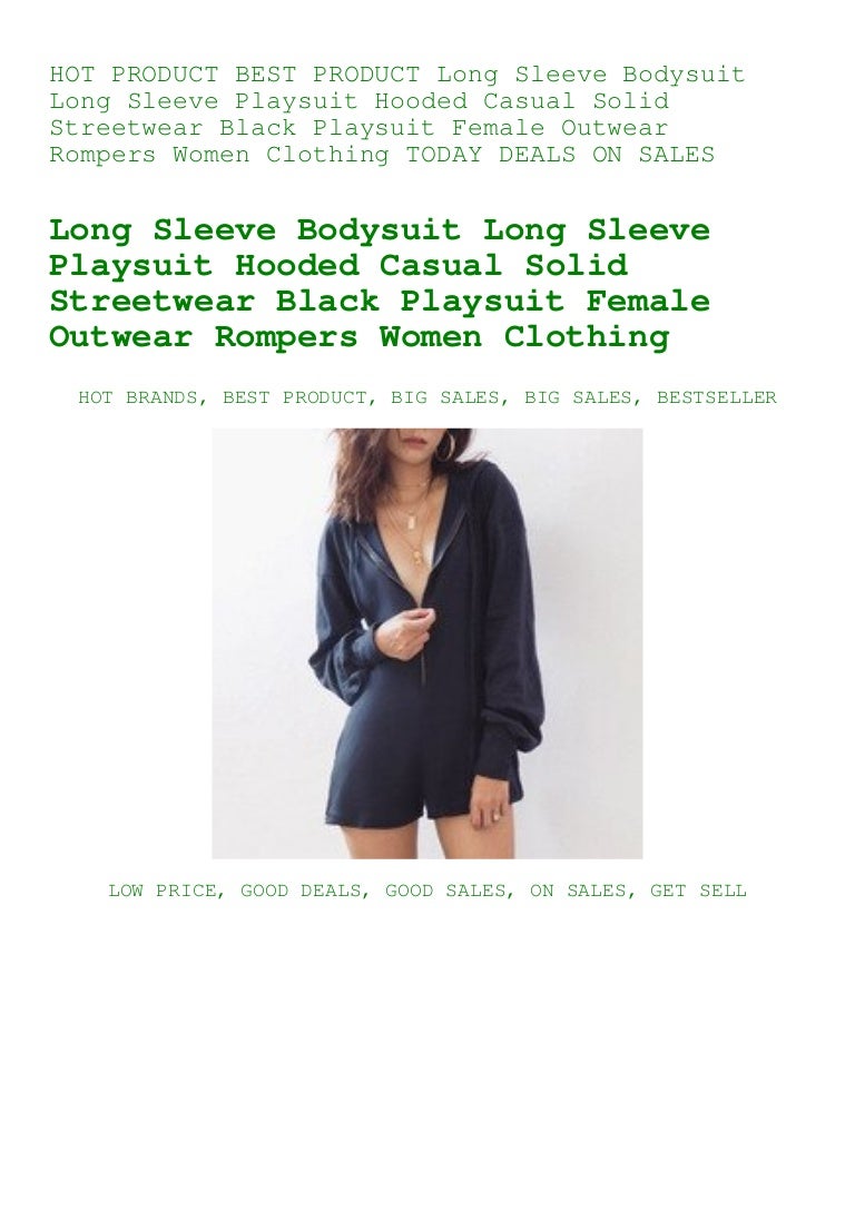 womens long sleeve playsuit
