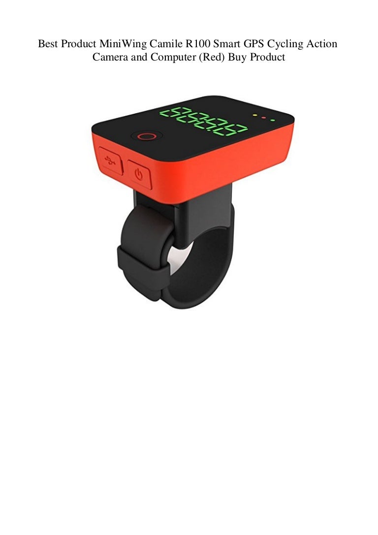 Camile R100 GPS Smart Cycling Camera-Blue