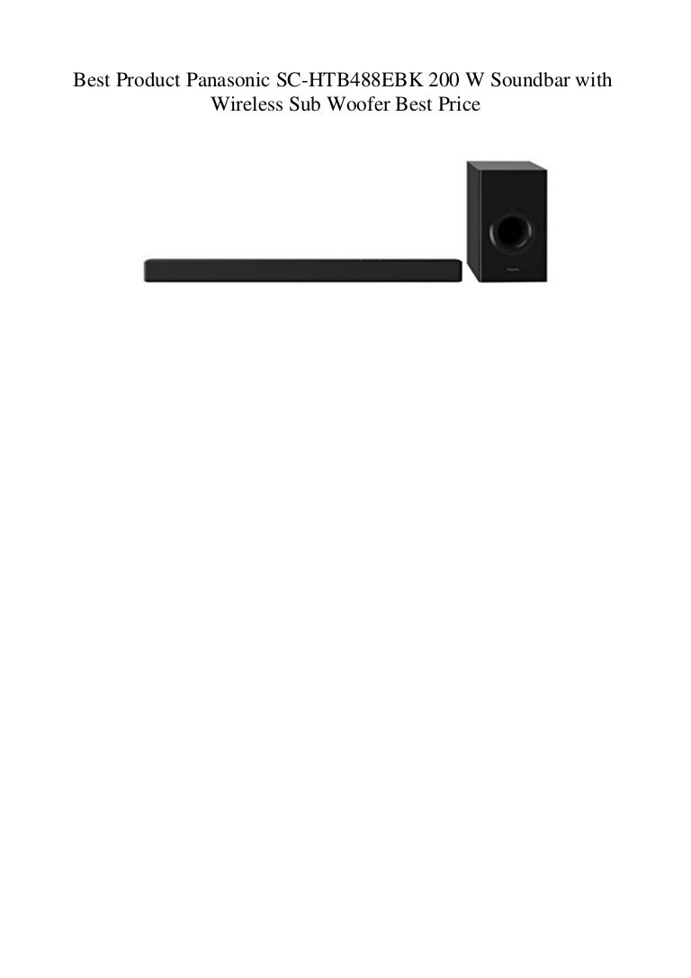 best panasonic soundbar