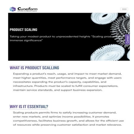 Best product scaling services provider company USA.