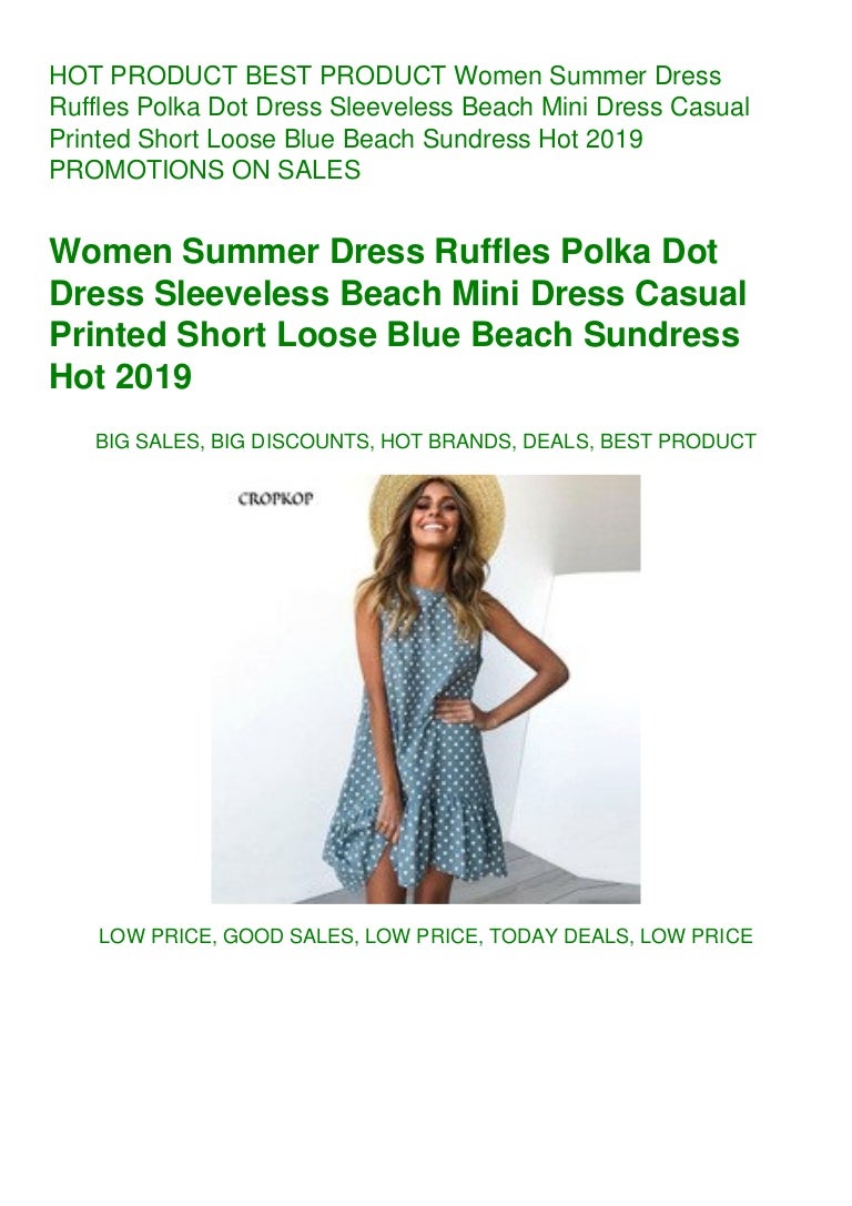 women's blue polka dot dress
