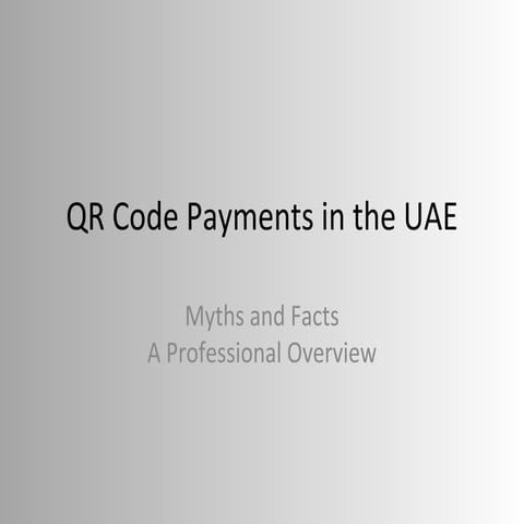 Best QR Code Payment Solution UAE. explore the qr code payments in UAE ...