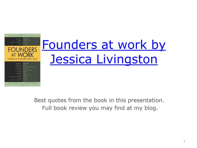 Best quotes from founders at work