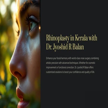 Best rhinioplasty surgeon in kerala. Call | PDF