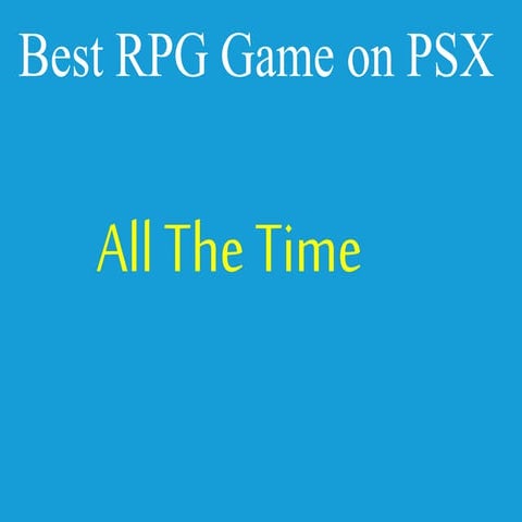 Best rpg game on psx