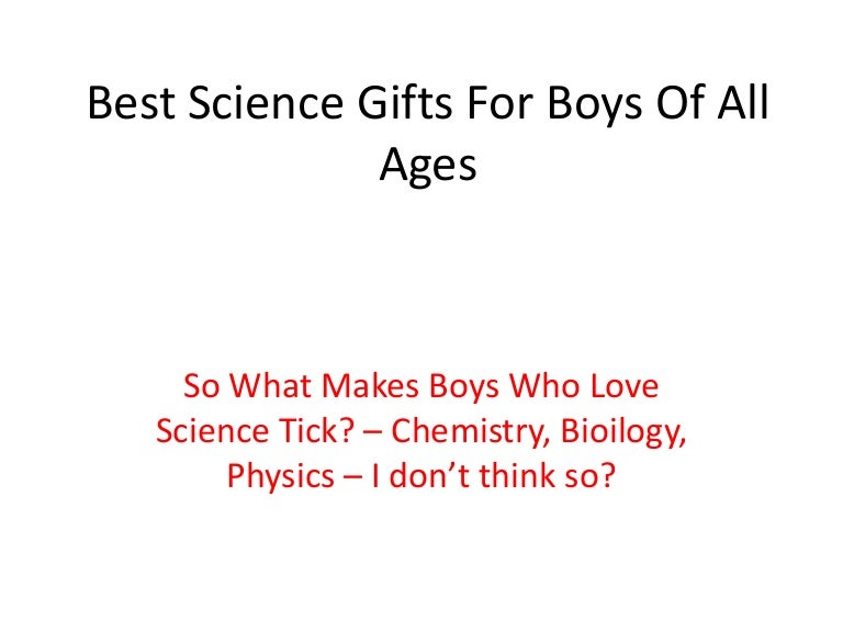 science gifts for boys