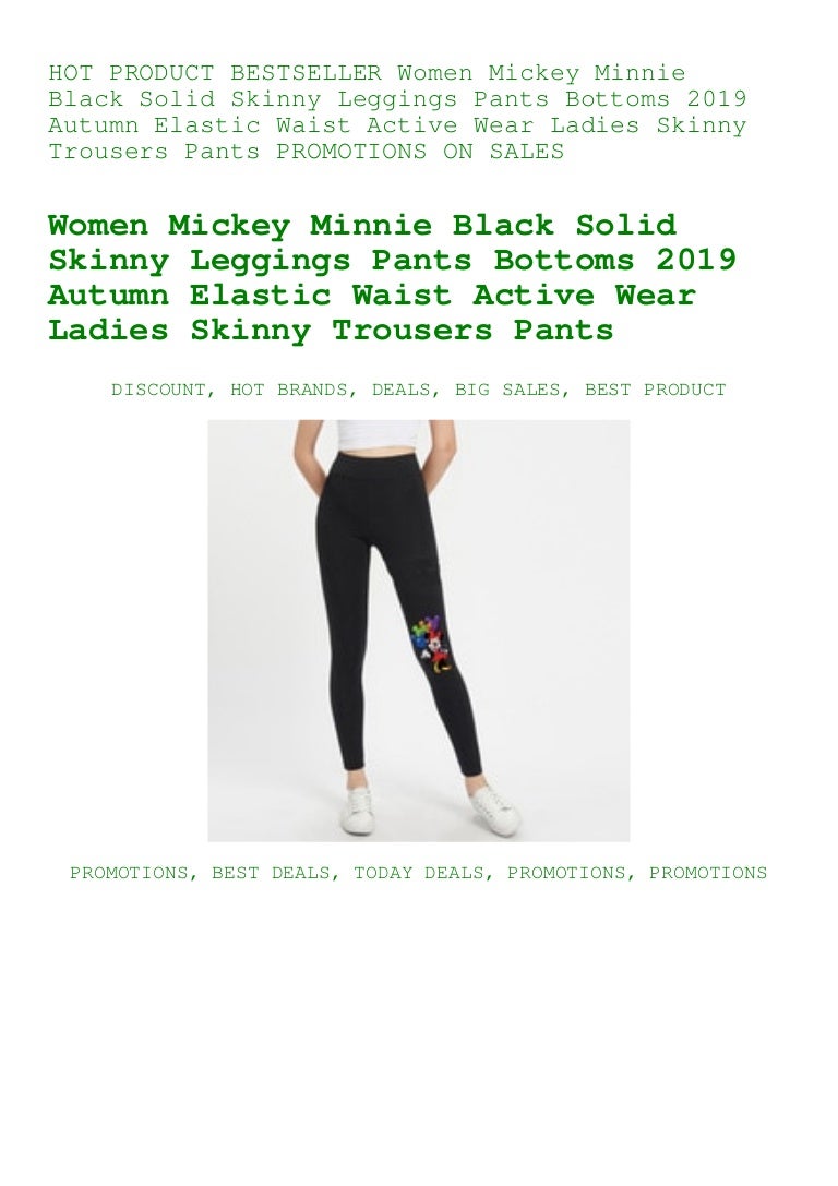 ladies skinny black trousers