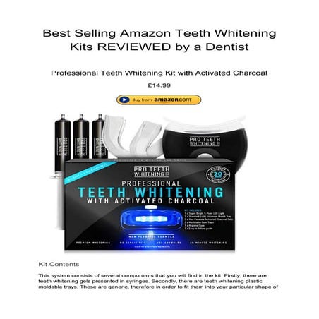 Best Selling Amazon Teeth Whitening Kits REVIEWED by a Dentist