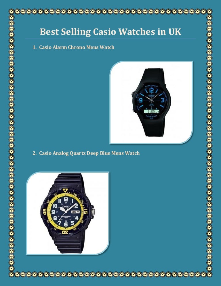 best selling casio watch