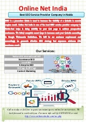 Best SEO Service Provider Company in Noida