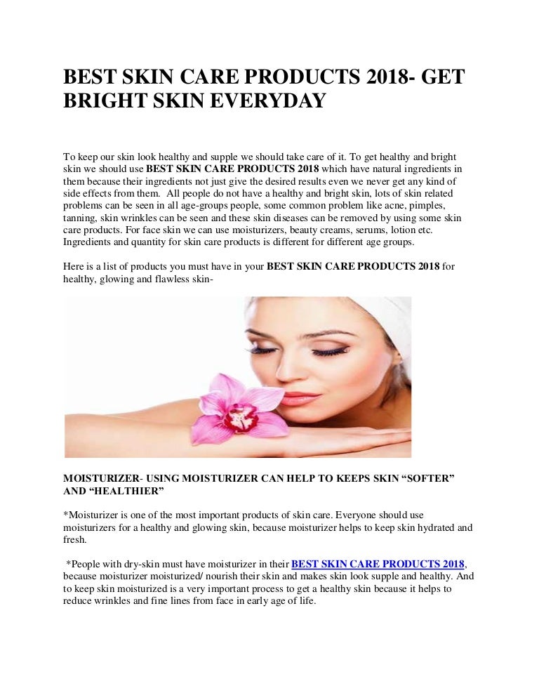 best moisturizer 2018