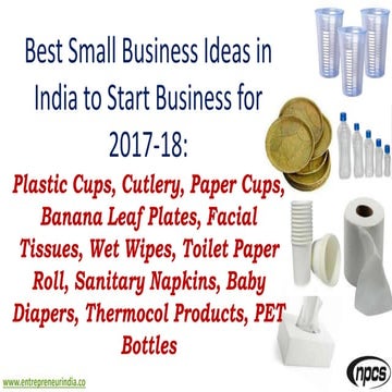 Best Small Business Ideas in India to Start Business for 2017-18