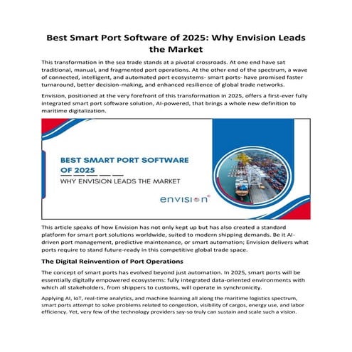 Best Smart Port Software of 2025 Why Envision Leads the Market.pdf
