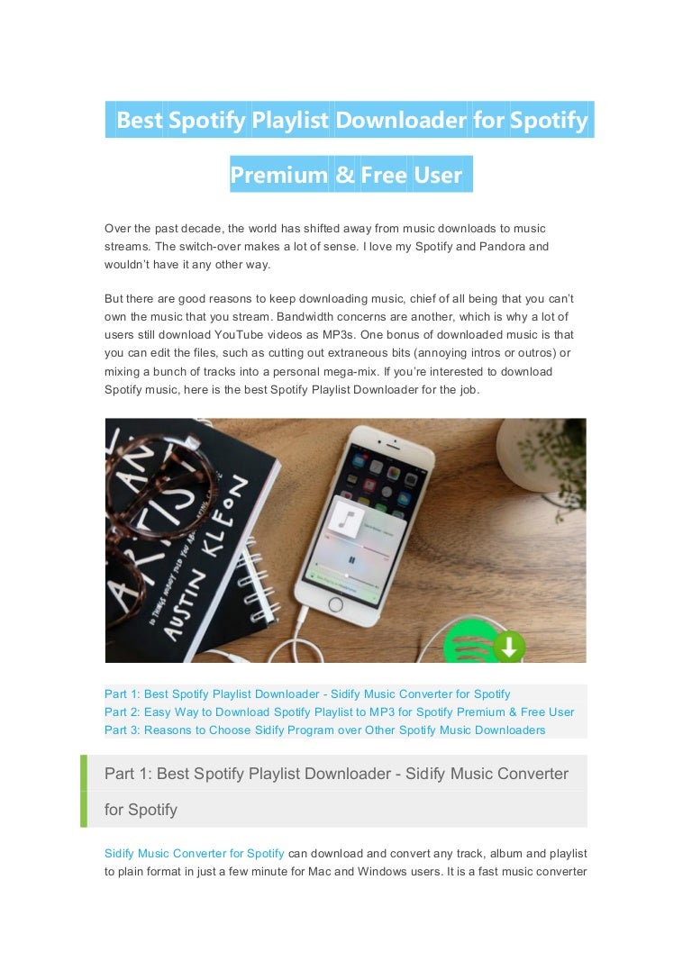 Best Spotify Playlist Downloader for Spotify Users