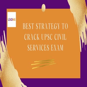 Best Strategy to Crack UPSC Civil Services Exam | PDF